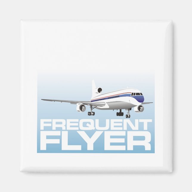 For the jet setter: Frequent flyer Magnet (Front)
