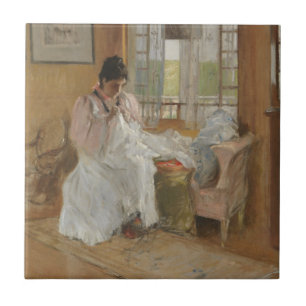 For the Little One c.1896 Ceramic Tile