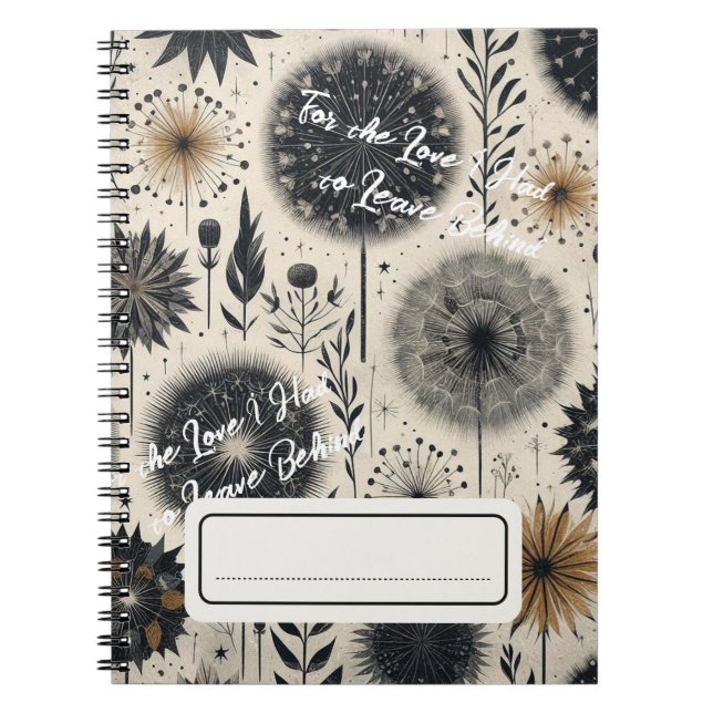 For the Love I Had to Leave Behind 2 Notebook (Front)