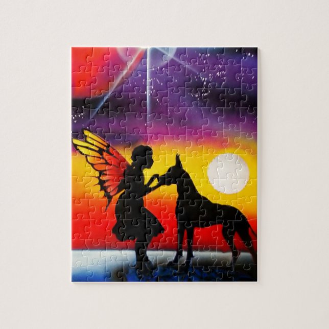 For the Love of a Great Dane Jigsaw Puzzle (Vertical)