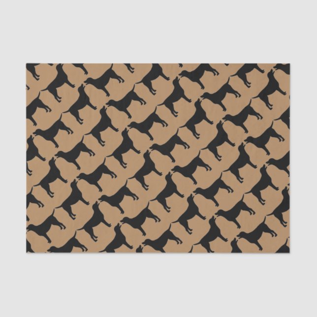For The Love of Black Lab Dogs Tissue Paper (Front)