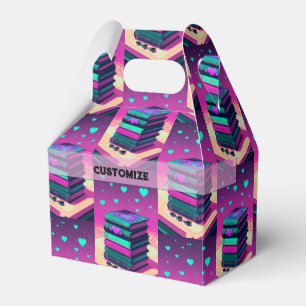For The Love Of Books Pink Favour Box