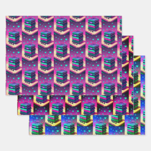 For The Love Of Books Wrapping Paper Sheet