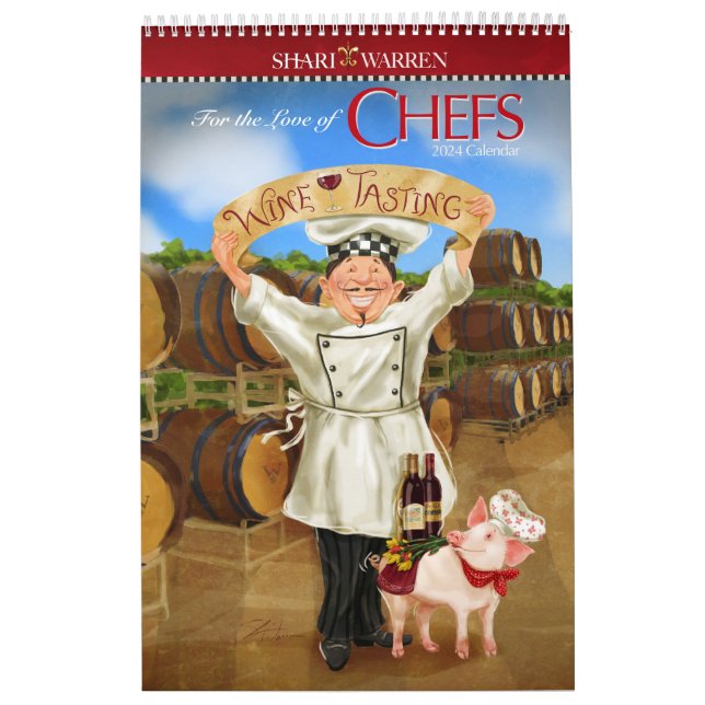 For the Love of CHEFS Calendar  2024 (Cover)