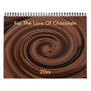 For The Love of Chocolate Customisable Calendar