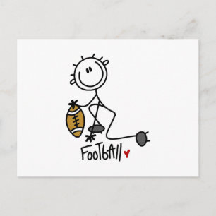 For the Love of Football Postcard