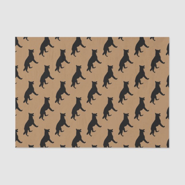For The Love of German Shepherds Tissue Paper (Front)