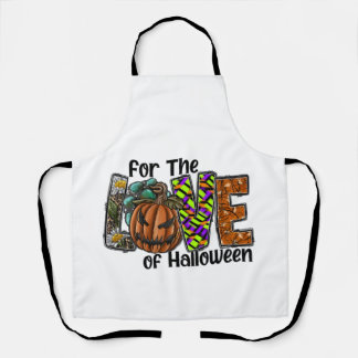 For The Love Of Halloween Apron