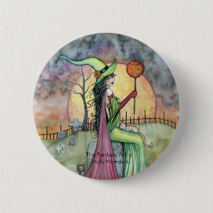 For the Love of Halloween Button Pin