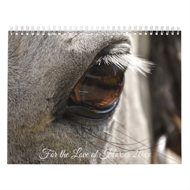 For the Love of Horses Calendar (Cover)