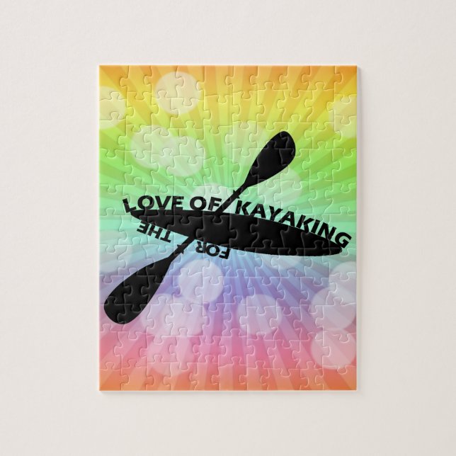 FOR THE LOVE OF KAYAKING JIGSAW PUZZLE (Vertical)