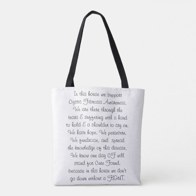 For The Love of Khaos - In This House Tote Bag (Back)