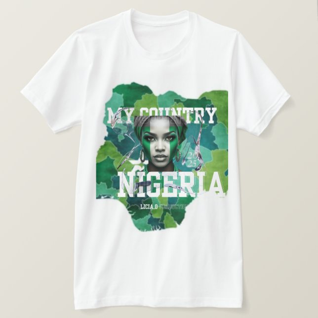 For the Love of Naija T-Shirt (Design Front)