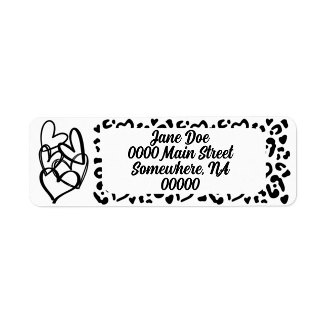 For the love of prints return address label (Front)