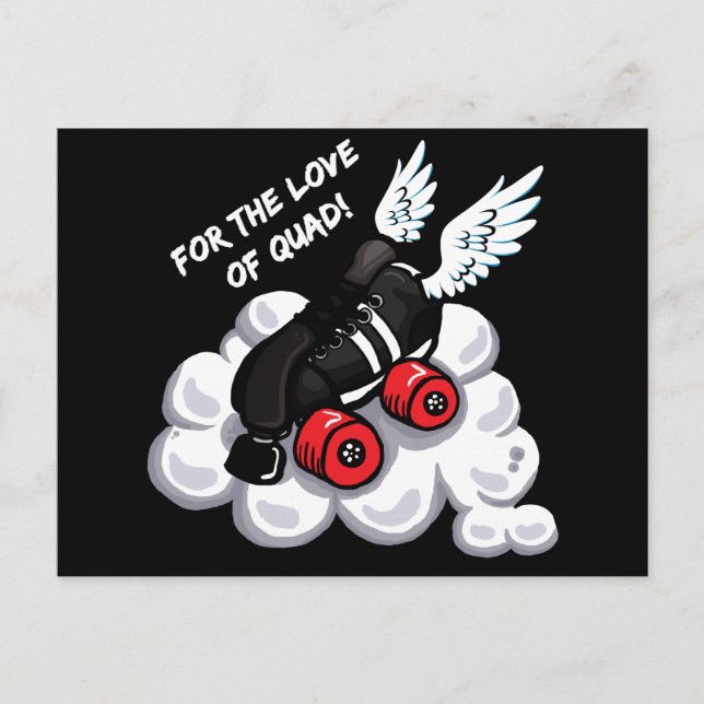 For the love of quad postcard (Front)