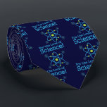 For The Love Of Science Atom Tie<br><div class="desc">This funny science design features the words "For the Love of Science" along with a colourful blue and green atom! This geek humour design is the perfect gift to buy for anyone with a sense of humour who loves chemistry, physics or science in general! It's wonderfully geeky and lots of...</div>