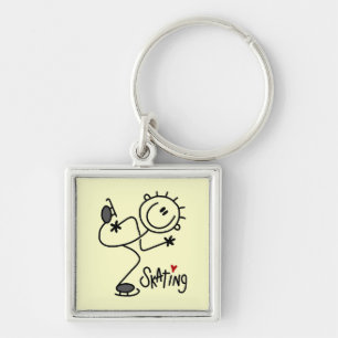 For the Love of Skating Tshirts and Gifts Key Ring