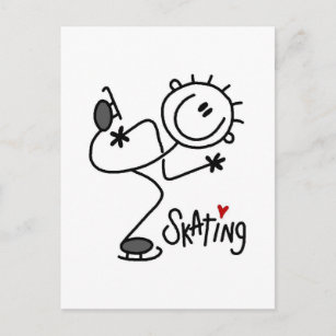 For the Love of Skating Tshirts and Gifts Postcard