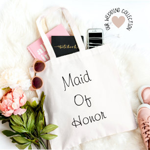 For The Maid Of Honour Large Tote Bag