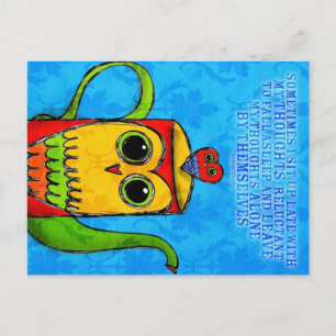 For the Night Owls Postcard
