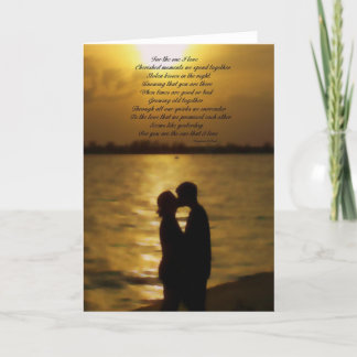 For the one I love Card