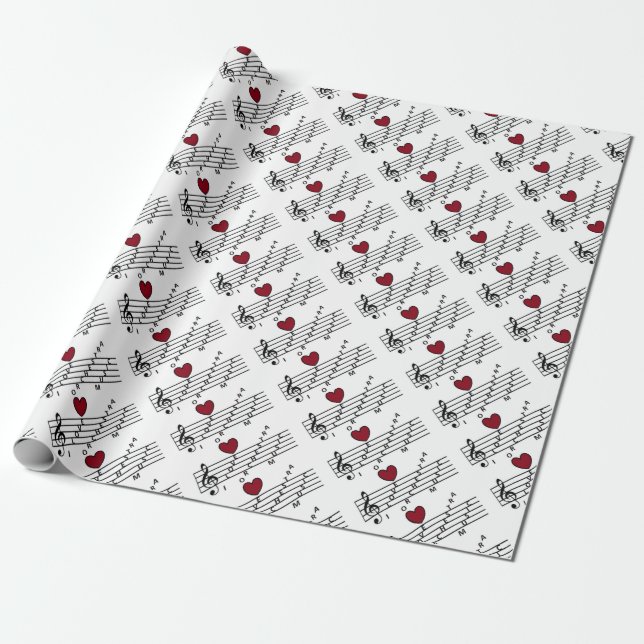 For the orchistra music lover wrapping paper (Unrolled)