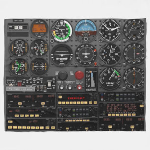 FOR the PILOT THAT HAS EVERYTHING Fleece Blankets