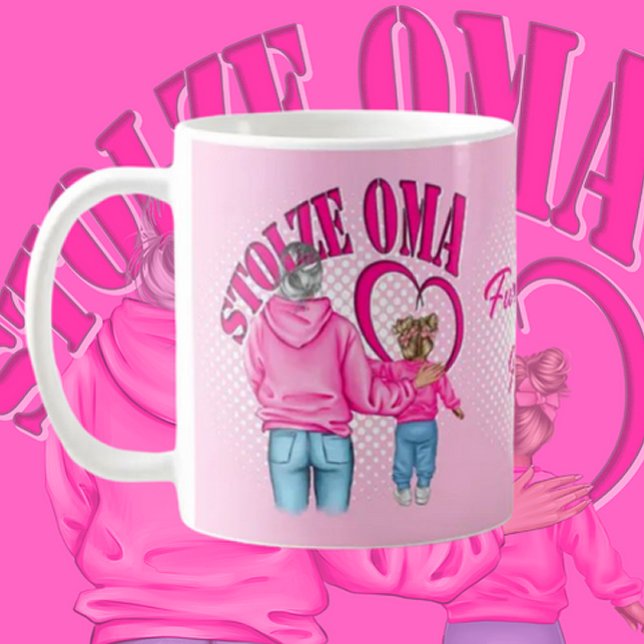 For the proud Grandma motif Grandma with granddaug Coffee Mug (Creator Uploaded)