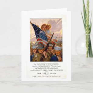 For the safety of womanhood...help 'till it hurts card