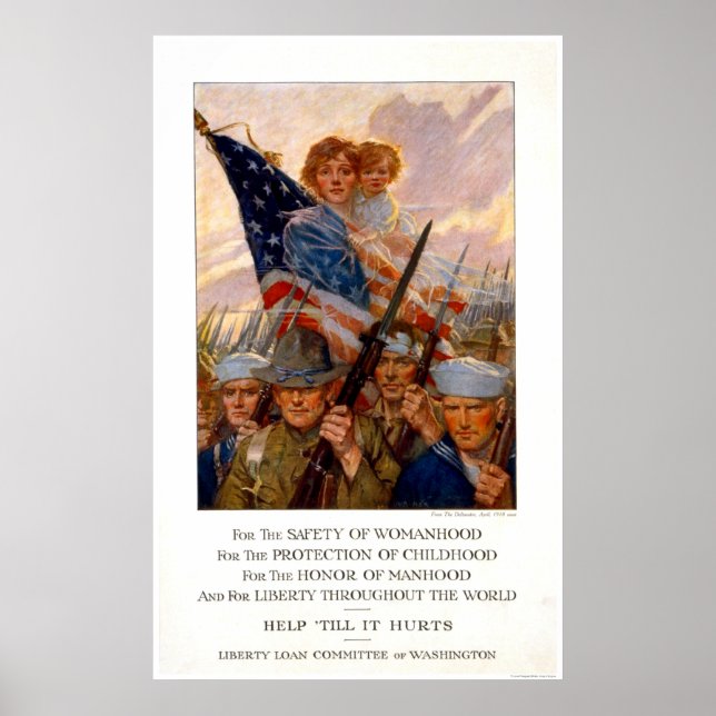 For the safety of womanhood...help 'till it hurts poster (Front)