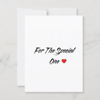 For The Special One Postcard