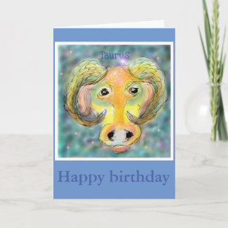for the taurus birthday card