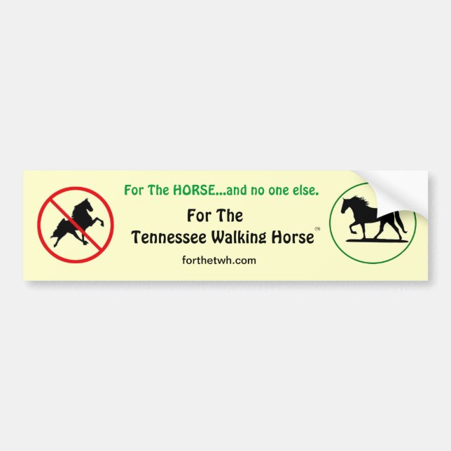 For The TWH Bumper Sticker (Front)