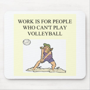 for the volleyball player mouse pad