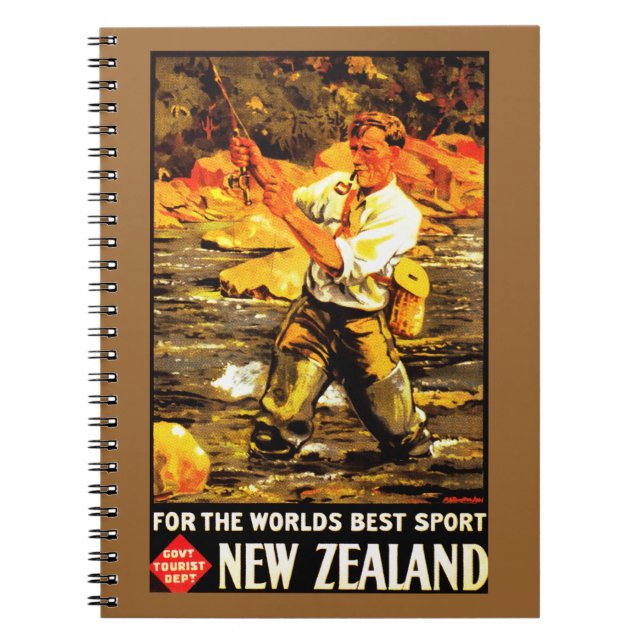 For The World's Best Sport ~ New Zealand Notebook (Front)