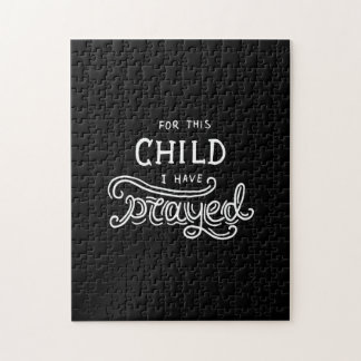 for this child i have prayed jigsaw puzzle