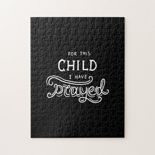for this child i have prayed jigsaw puzzle (Vertical)