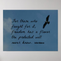 For those who fought for it, freedom has a flavor