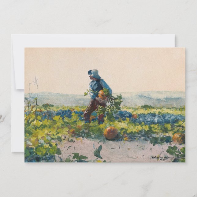 For to Be a Farmer’s Boy | Winslow Homer (Front)