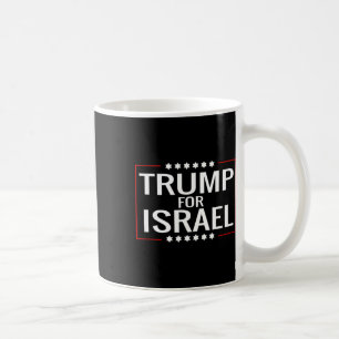 For Trump 2020 Hebrew Rally Sign-jewish Israel Coffee Mug