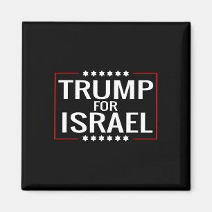 For Trump 2020 Hebrew Rally Sign-jewish Israel  Magnet