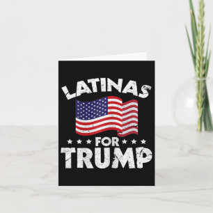 For Trump 2020 Reelect Donald Trump 45 Card