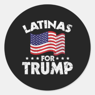 For Trump 2020 Reelect Donald Trump 45 Classic Round Sticker