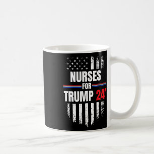 For Trump 2024 American Flag Coffee Mug