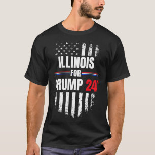 For Trump 2024 American Flag  T-Shirt
