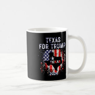 For Trump 2024 American Flag - Vintage  Coffee Mug