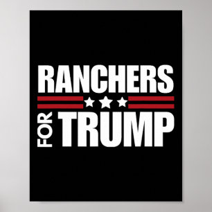 For Trump 2024 Election Conservative Republican  Poster