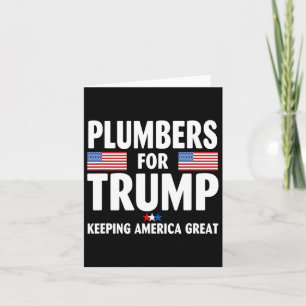 For Trump 2024 Keeping America Great Us Flag Card