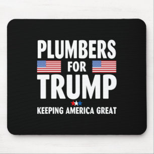 For Trump 2024 Keeping America Great Us Flag Mouse Pad