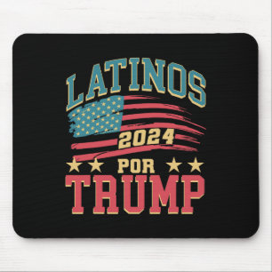 For Trump 2024 President Election Hispanic Latina Mouse Pad